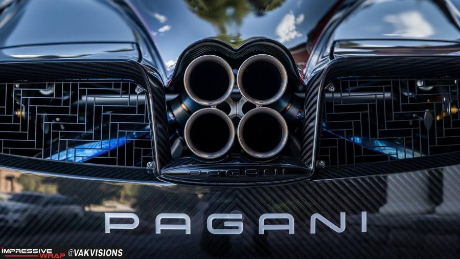 Детали экстерьера Pagani Huayra Roadster by Impressive Wrap 2018 года  (фото 6 из 30)